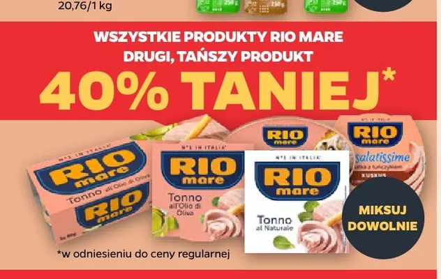 Sałatka Salatissime Rio Mare promocja w Netto