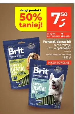 Przysmaki dla psa Brit Happy Dental Day M promocja w Dealz