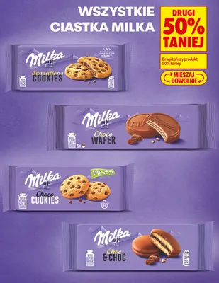 Ciastka Milka promocja w Biedronka