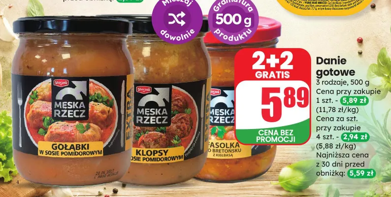 Klopsy w sosie pomidorowym Męska Rzecz promocja w Dino