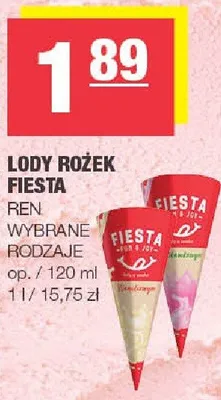 Lody Rożek Fiesta Ren promocja w SPAR