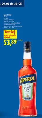Likier Aperol Aperitivo promocja w Lidl