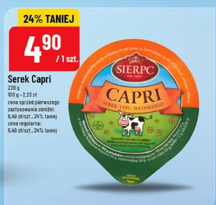 Serek Capri Sierpc promocja w POLOmarket