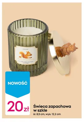 Świeca zapachowa w szkle Natural Home promocja w Pepco