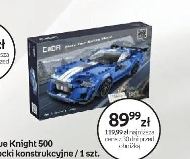 Klocki konstrukcyjne CaDA Blue Knight 500 promocja w Dzień Dziecka