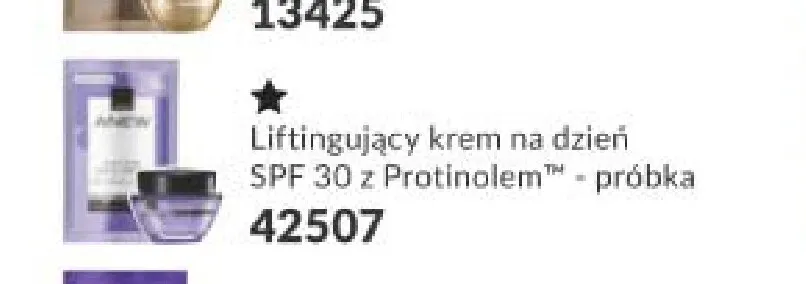 Liftingujący krem na dzień SPF 30 z Protinolem Anew próbka promocja w AVON