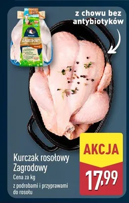 Kurczak rosołowy Zagrodowy promocja w Aldi