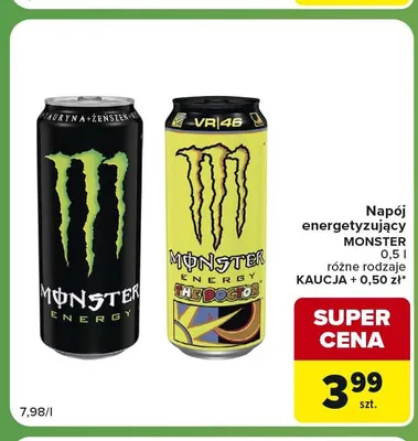 Napój energetyzujący Monster Energy The Doctor VR46 promocja w Carrefour Express