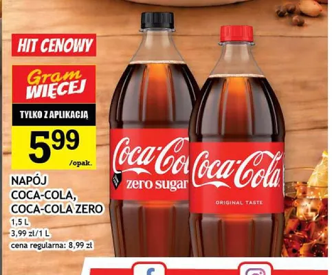 Napój gazowany Coca-Cola promocja w Gram Market