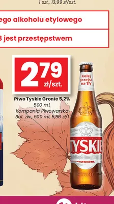 Piwo Tyskie Gronie 5,2% promocja w emma MARKET