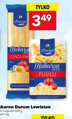 Makaron Durum Lewiatan Linguine promocja w LEWIATAN