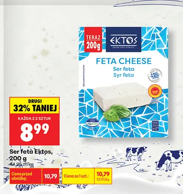 Ser feta Ektos promocja w Biedronka