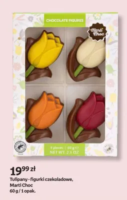 Tulipany - figurki czekoladowe Marti Choc promocja w Empik