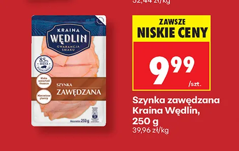 Szynka zawędzana Kraina Wędlin promocja w Biedronka