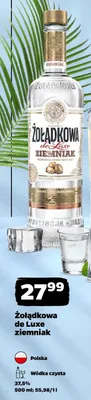 Wódka Żołądkowa de Luxe ziemniak promocja w Netto