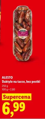 Daktyle na tacce bez pestki Alesto promocja w Lidl