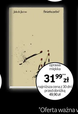 Książka Światłoczułość Jakub Jarno promocja w Empik