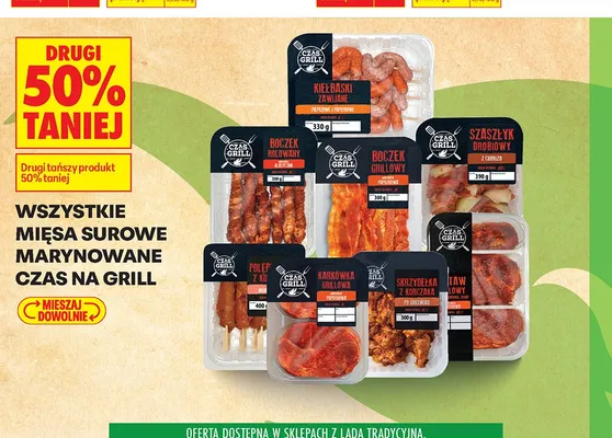 Szaszłyk drobiowy z chorizo Czas na Grill promocja w Biedronka