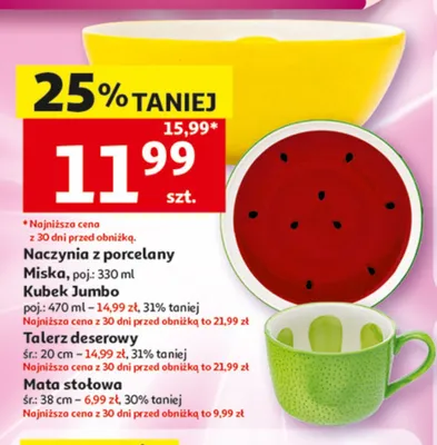 Miska z porcelany 330ml promocja w Auchan