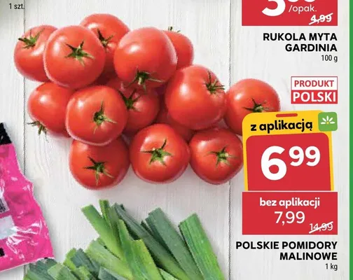 Pomidory malinowe polskie promocja w Stokrotka