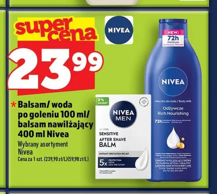 Woda po goleniu Nivea promocja w TOPAZ