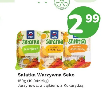 Sałatka warzywna Seko Jarzynowa promocja w Limonka