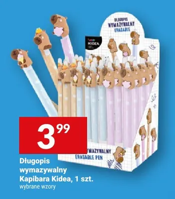 Długopis wymazywalny Kapibara Kidea promocja w Twój Market