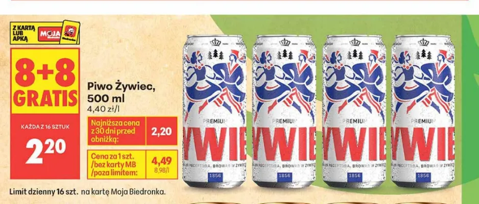 Piwo Żywiec promocja w Biedronka