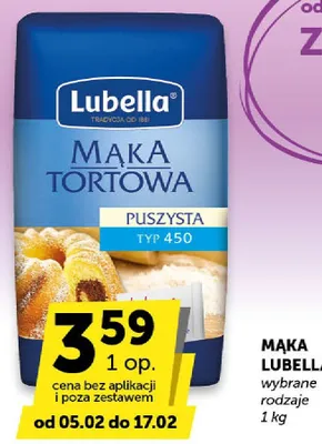 Mąka tortowa Lubella puszysta typ 450 promocja w ABC