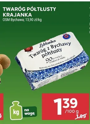 Twaróg półtłusty krajanka promocja w Stokrotka