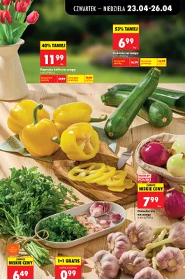 Papryka żółta na wagę promocja w Biedronka