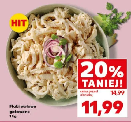Flaki wołowe gotowane promocja w Kaufland