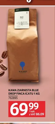 Kawa ziarnista Blue Drop Finca Icatu promocja w Selgros