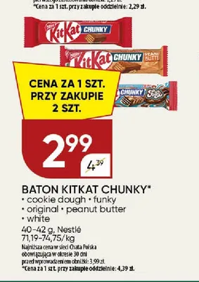 Baton KitKat Chunky Funky promocja w Chata Polska