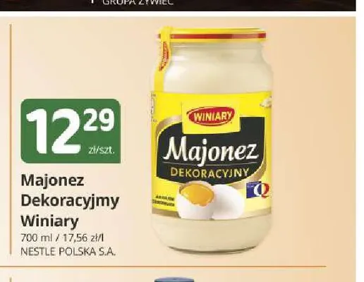 Majonez dekoracyjny Winiary promocja w Marketvita