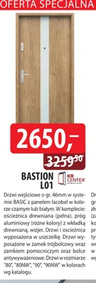 Drzwi wejściowe Bastion L01 Kr Center promocja w Dobre Dla Domu