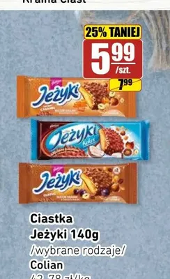 Ciastka Jeżyki Dark 140 g promocja w API Market