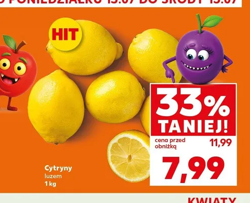 Cytryny luzem promocja w Kaufland
