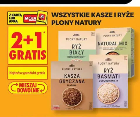 Kasza gryczana prażona Plony Natury promocja w Biedronka