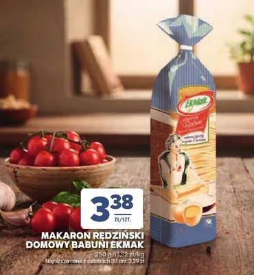 Makaron rędziński domowy babuni EkMak promocja w Stokrotka