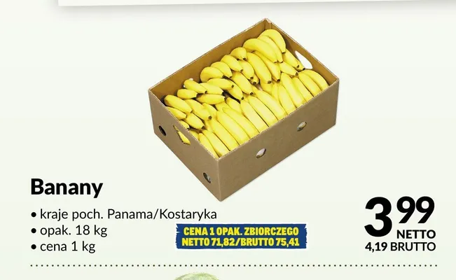 Banany promocja w Makro