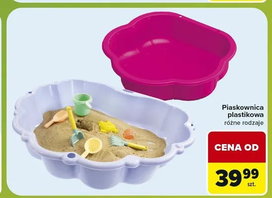 Piaskownica plastikowa promocja w Carrefour