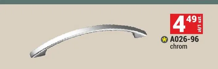 Uchwyt A026-96 chrom promocja w Merkury Market