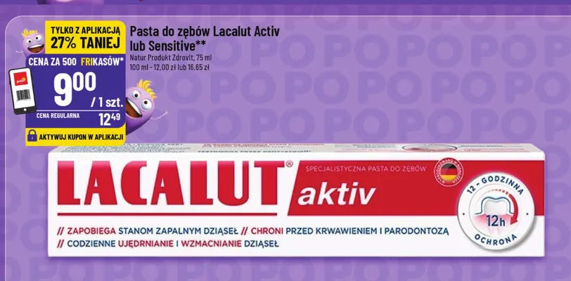 Pasta do zębów Sensitive promocja w POLOmarket