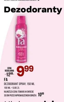 Dezodorant spray Fa promocja w Drogerie Natura