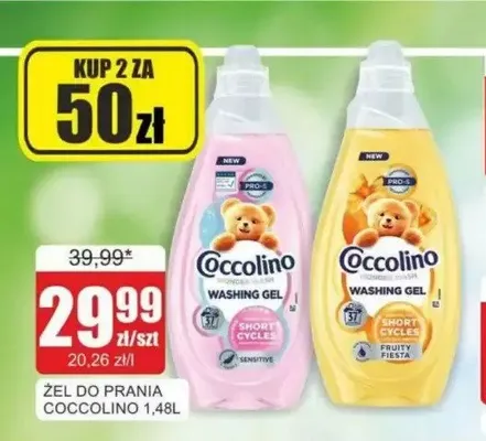 Żel do prania Coccolino Fruity Fiesta promocja w Bingo