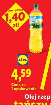 Olej rzepakowy Vita D'or promocja w Lidl