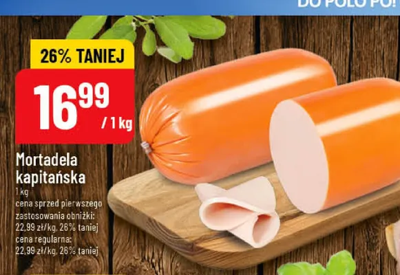 Mortadela kapitańska promocja w POLOmarket