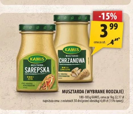 Musztarda chrzanowa Kamis promocja w Arhelan