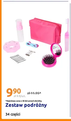 Zestaw podróżny 34 części promocja w Action